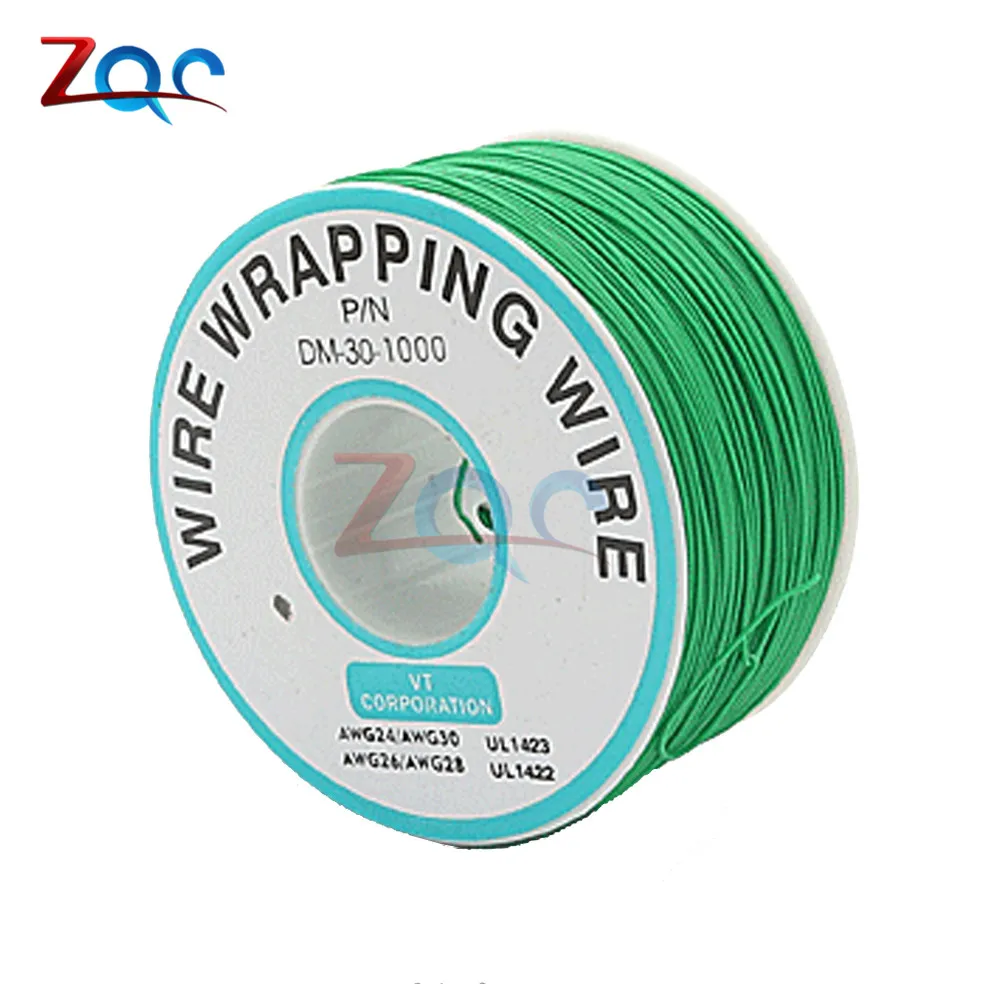1pcs Wire-Wrapping-fil 0,25 mm 30awg Câble 250 M Rouge Nouveau IC VV