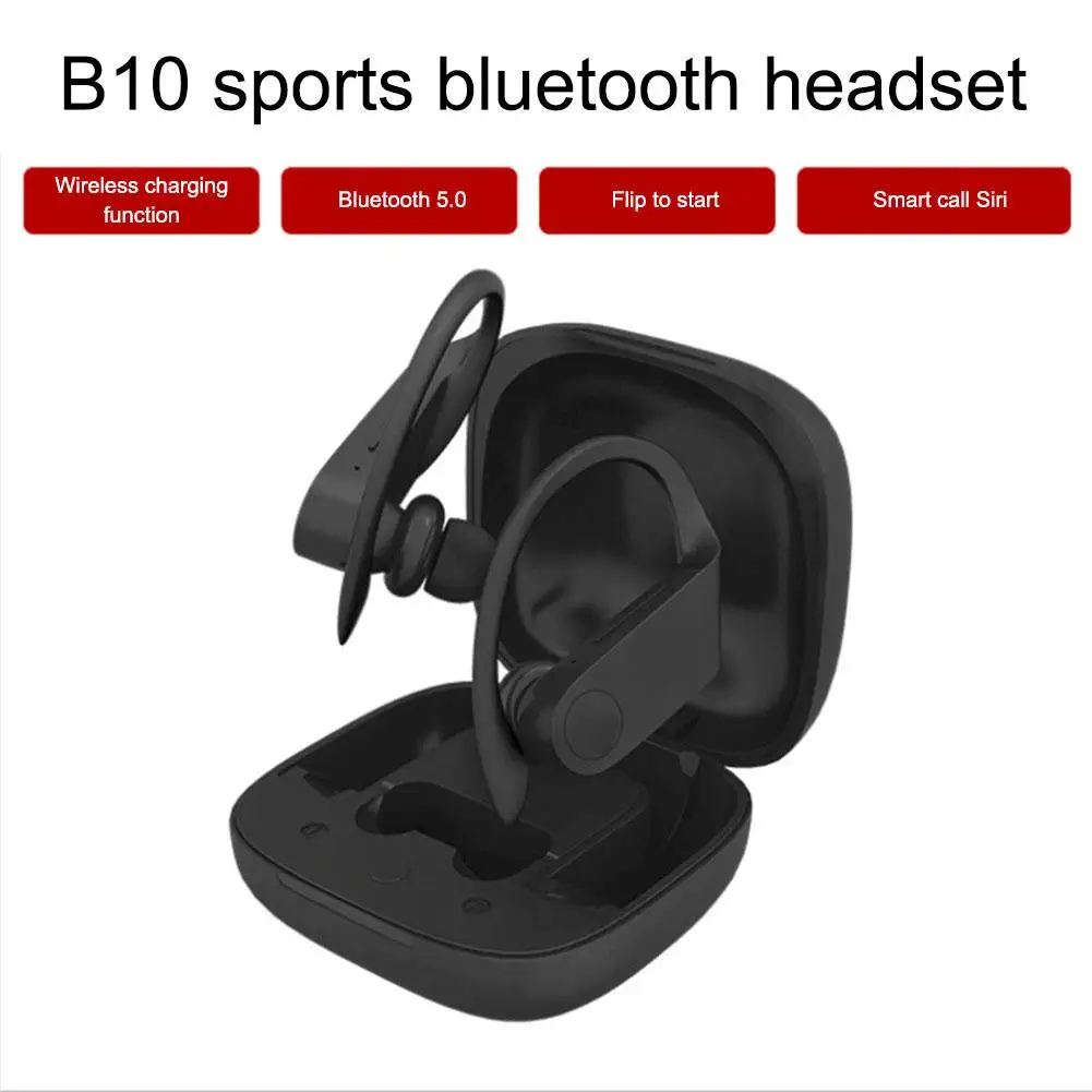 Спортивные Беспроводные наушники B10 TWS стереонаушники Bluetooth 5 0 с шумоподавлением
