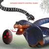 Funny Simulated Toy RC Snake Cobra Rattlesnake Figure Model Practical Joke Prop Kids Children Halloween Gifts Boys Toy 2