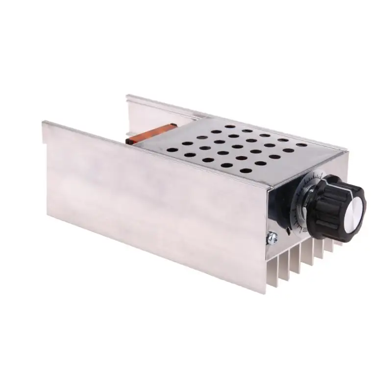 AC 220V 6KW SCR Напряжение регулятор двигателя Скорость контроллер Диммер термостат