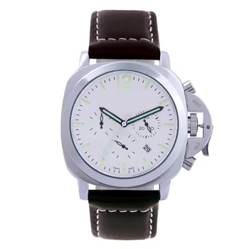 

Luxury Brand Men Quartz Watch Date Display Leather Strap Fashion Multifunction Sports WristWatch Clock 2020