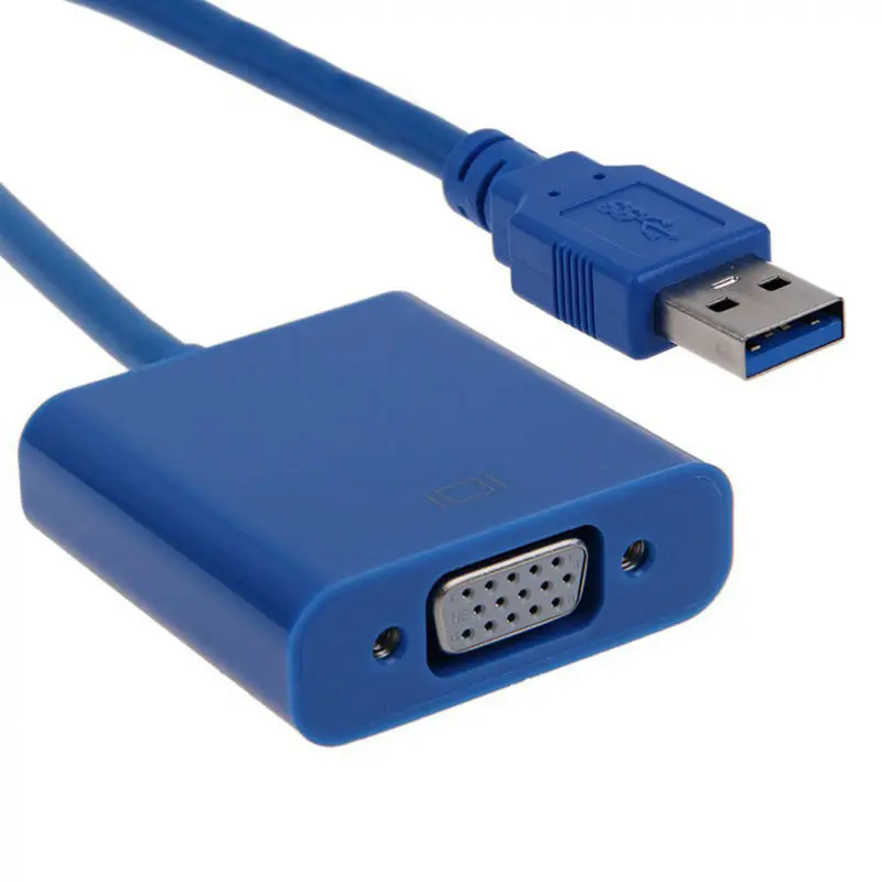 Сверхскоростной внешний адаптер USB 3 0 для видеокарты VGA Windows 7 WIN8 | Компьютеры и