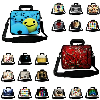 

Zippers Portable Laptop 10 12 13 14 15 17 13.3" Notebook Shoulder Strap Briefcase Messenger Handbag Case Chromebook Pouch 2020