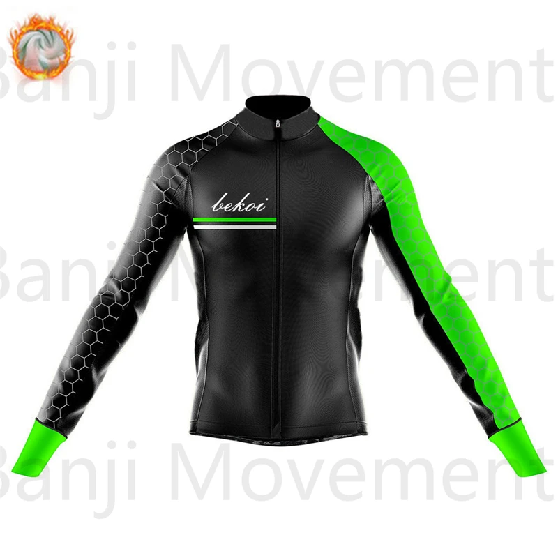 Ropa Ciclismo Invierno зимняя велосипедная Джерси, Теплая Флисовая одежда с длинным рукавом, комплект одежды для велоспорта, одежда для триатлона Mtb