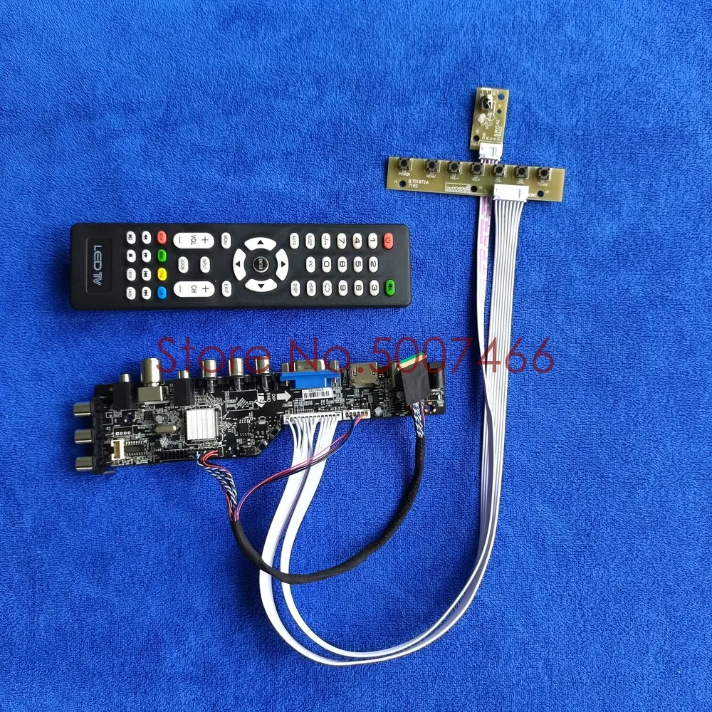 Для LTN133AT17-305/701 LTN133AT23-801/001 панель 40Pin 1366*768 LVDS DVB цифровой VGA USB AV ТВ 3663 набор для платы