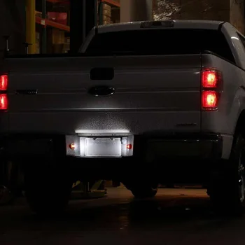 

Replacement License Plate Light Car For Ford F150 F250 F350 99-16 1 Pair SMD 18LED License