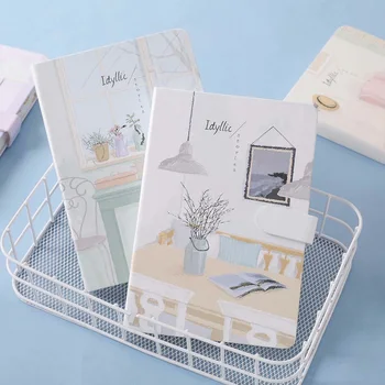 

2019 Korean Kawaii Schedule Notebook Paper Note Book Diary Agenda Stationery Notebooks and Journals Planner