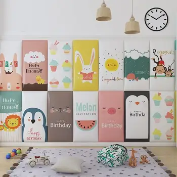 

A Coucher Cabezal Testiera Cojin Testata Letto Child 3D Wall Sticker Tete Lit Bed Cabeceira Cabecero Cama De Pared Head Board