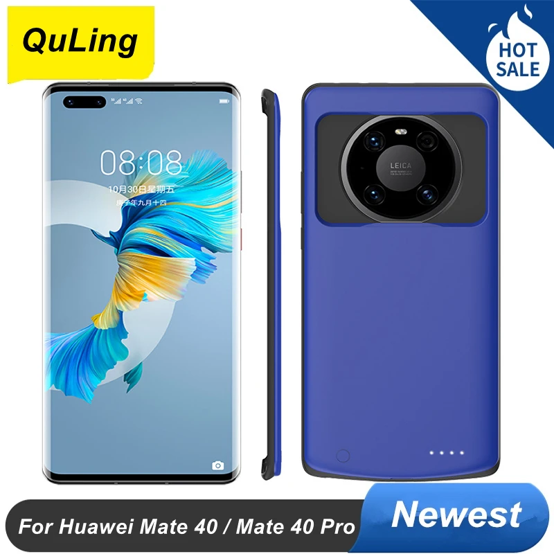 Quling 6800 Mah Custodia Per Batteria Per Huawei Mate 40 Mate 40 Pro Smart Phone Cover Power Bank Per Huawei Mate 40 Custodia Per Caricabatterie