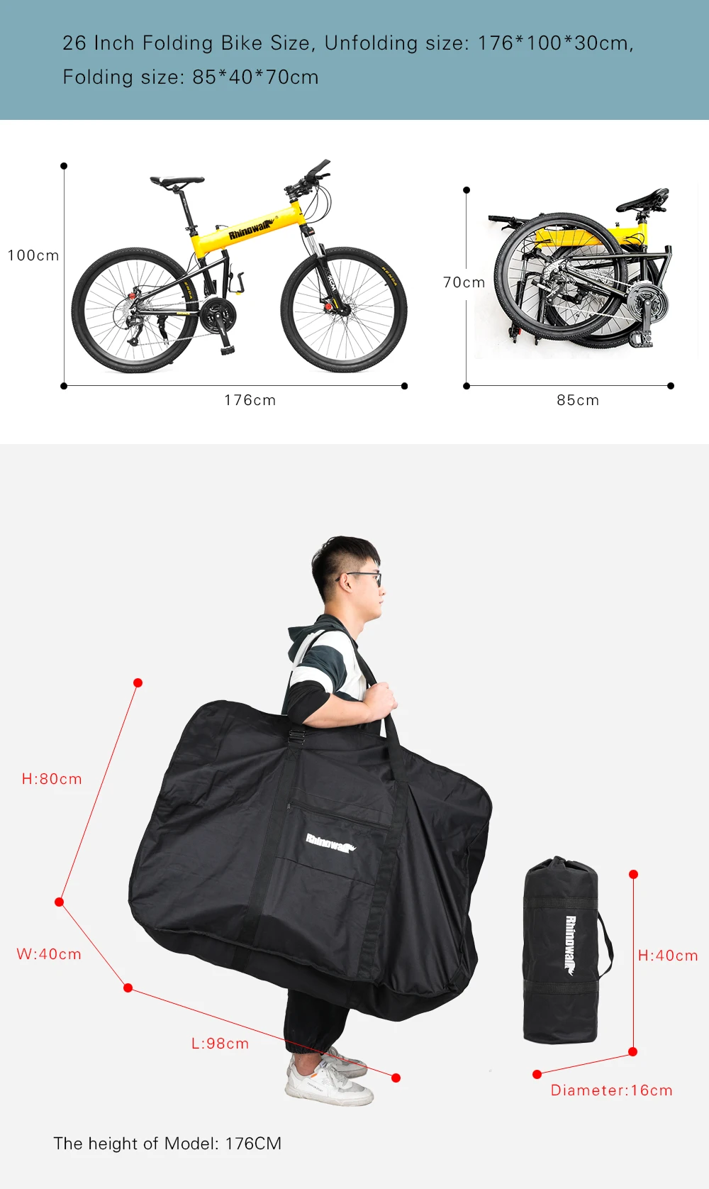 bike bag under 62 inches