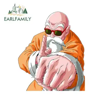 

EARLFAMILY 13cm x 11cm for Kame Sennin Graffiti Car Sticker Vinyl Waterproof Creative Car Styling Car Accessories Vinyl Decals