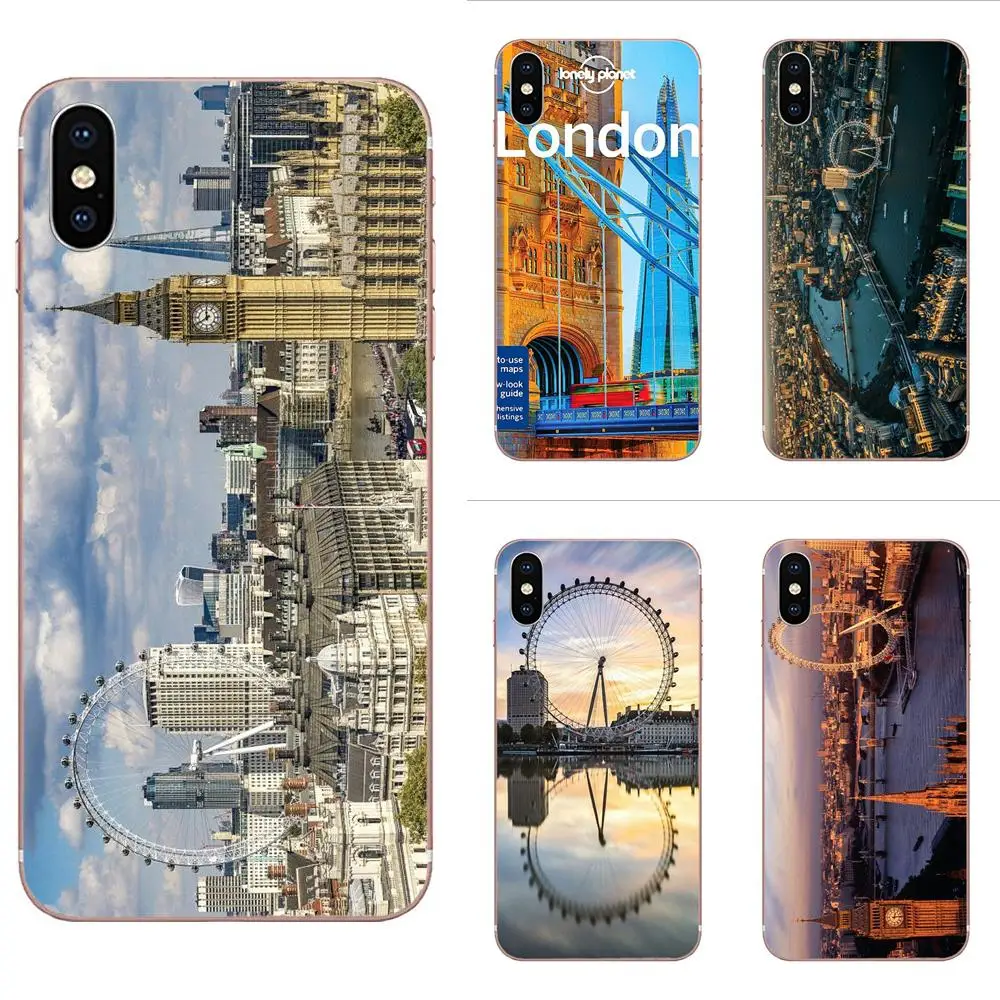 

London For Huawei Nova 2 V20 Y3II Y5 Y5II Y6 Y6II Y7 Y9 G8 G9 GR3 GR5 GX8 Prime 2018 2019 Pattern Soft Phone Case