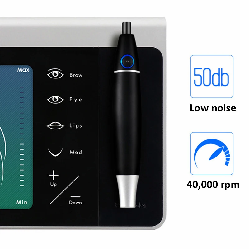 Профессиональный электрический Полупостоянный макияж сенсорный экран ручка для микроблейдинга для бровей губ подводка для глаз МТС терапия