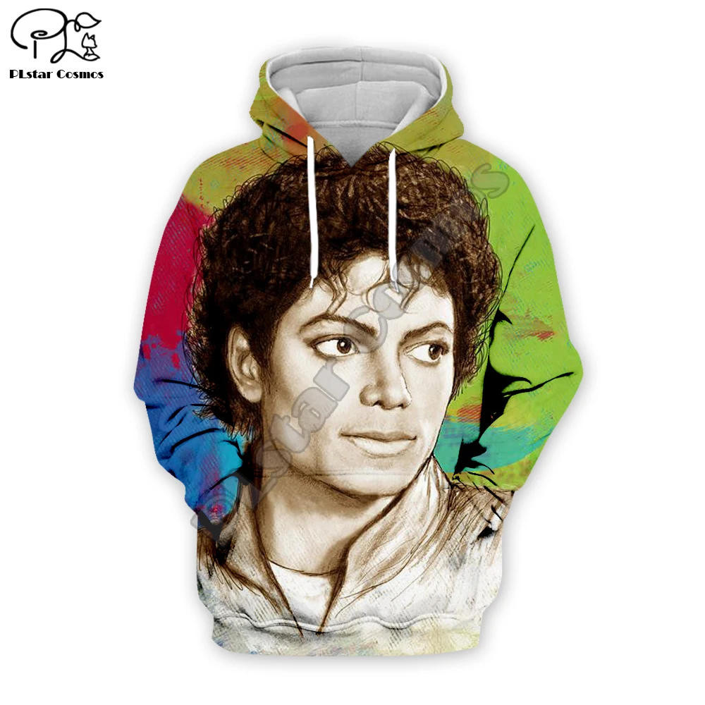 Hoodies Ух девушка поп король Майкл Джексон Повседневная Уличная одежда пуловер Красочные 3dprint застежки-молнии/толстовки/Толстовка/куртка/Для мужчин Для женщин 13 - Цвет: Hoodies
