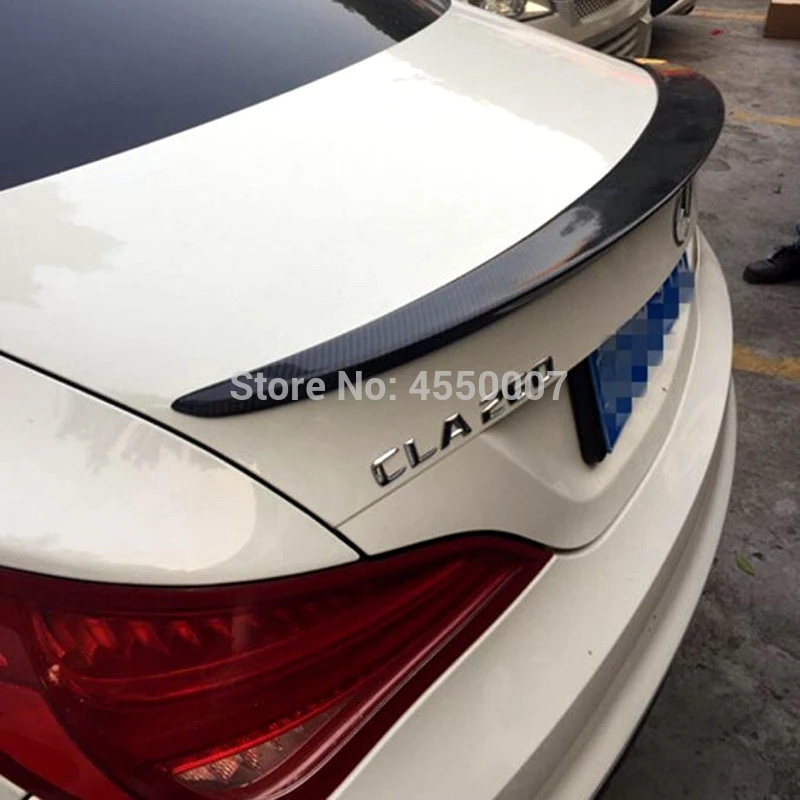 Для Mercedes CLA W117 Высокое качество углеродного волокна спойлер на задний багажник, крыло для mercedes cla CLA180 CLA200 CLA250