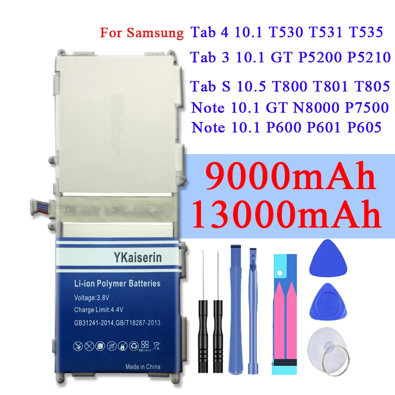 Батарея EB-BT800FBE ФБС FBU для Samsung GALAXY Tab S 10 5 SM-T800 T801 T805 вкладка Pro SM-P600 3 P5220 4 Note 1 |