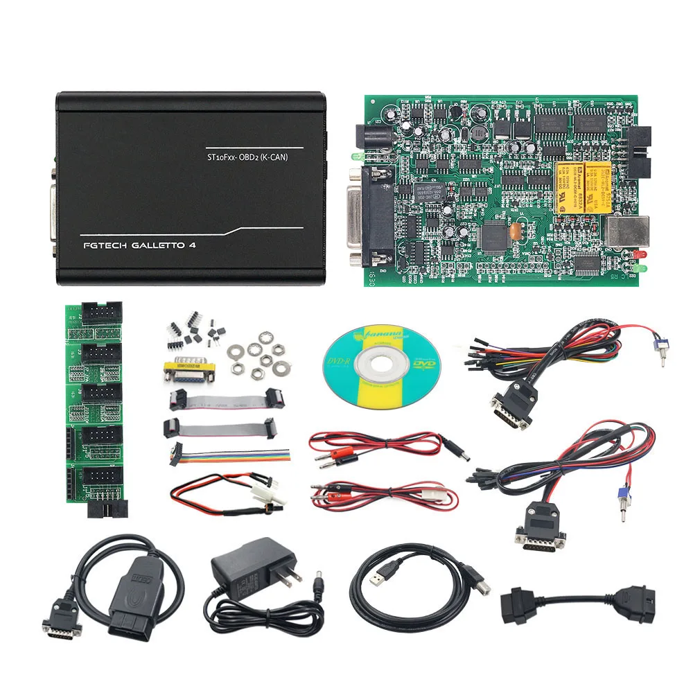 Fgtech 0475 Galletto 4 V54 - Outil de Programmation de Puce, Support BDM/Tricore/OBD pour Voitures et Camions