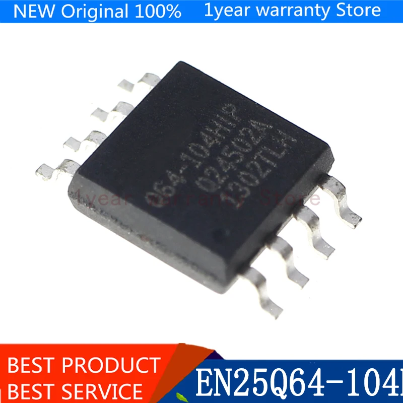 {New Original} 10pcs EN25Q64 104HIP EN25Q64 Q64 104HIP SOP 8|Remote ...
