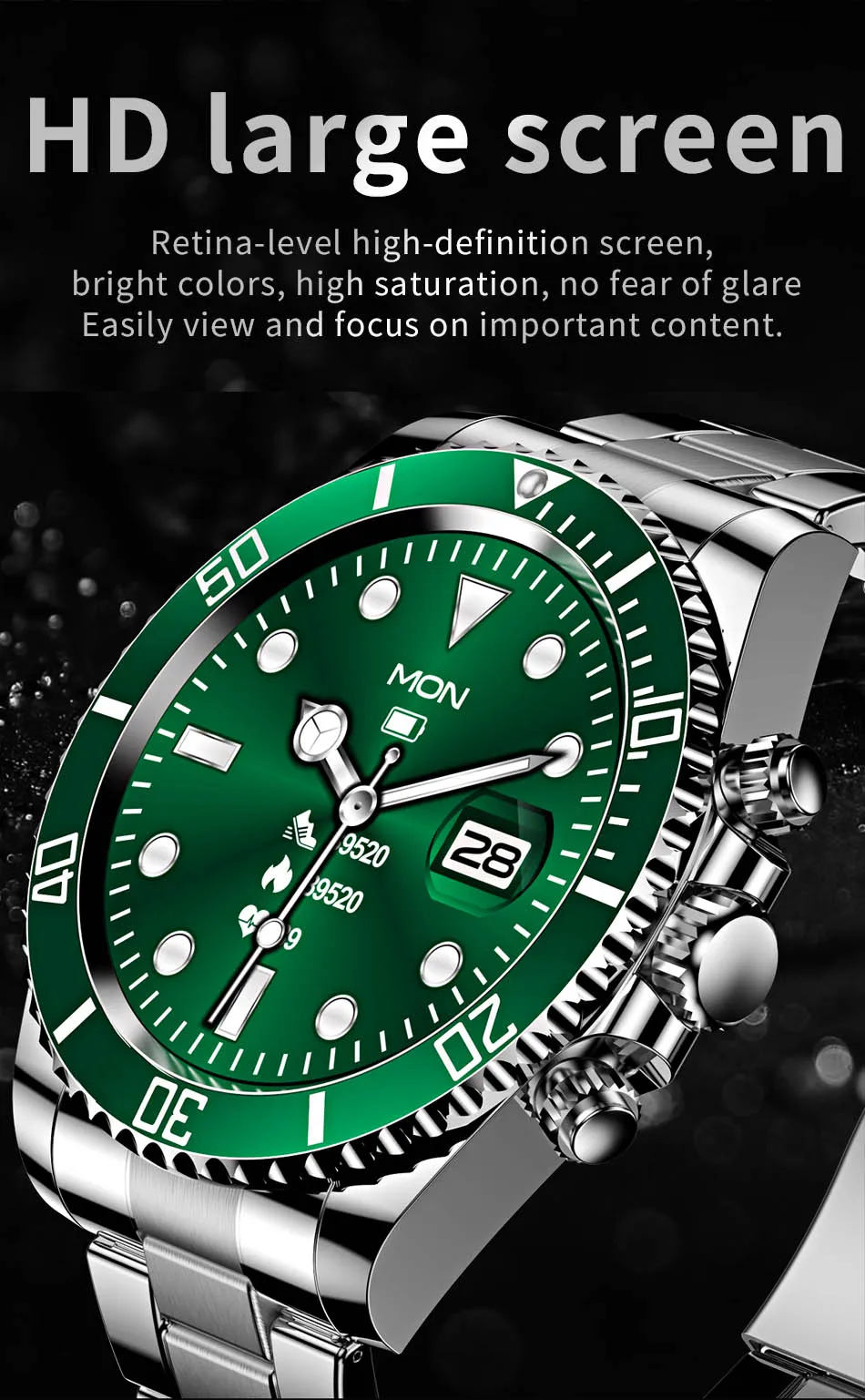 AW12 Smart Watch Bluetooth Call Answer Dial Music Play Heart Rate Monitor IP68 Waterproof Outdoor Sport Smartwatch