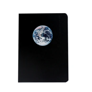 

Planet Diary A5 Creative DIY Blank Black Inner Page Sketchbook Diary for Drawing Painting Graffiti Notebook Journal-Earth