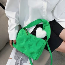 

Fashion Space Bag Designer Quilted Ladies Handbag Women Luxury Nylon Small Messenger Bag Square Mobile Phone Bag 2021