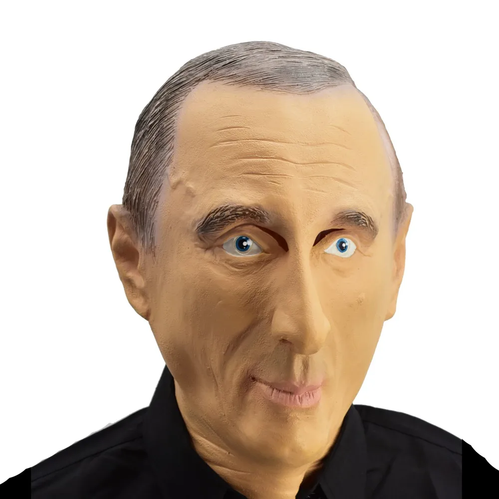 Mascarello, российский президент, маска Путина, Рейв, костюм для косплея, латексный реалистичный страйкбол, платье знаменитостей