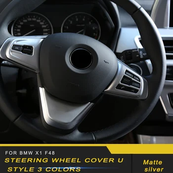 

For BMW F48 X1 2016 2017 2018 Auto Car-styling Steering Wheel Cover Trim Sticker Cover Interior Accessories