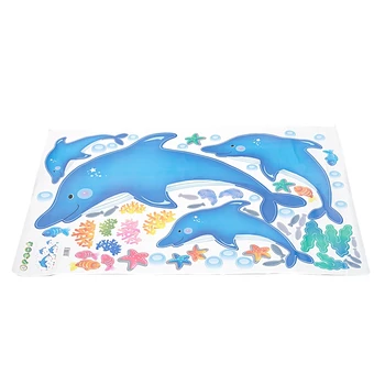 

New Blue dolphins Home Decor Mural Decal for kids rooms 60*90cm