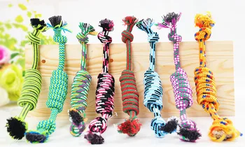 

Hand-woven Umbrella Rope Mouse-Shaped Knot Toy Dog Chewing Rope han le Cotton Rope Toys Pet Dog Chewing Rope