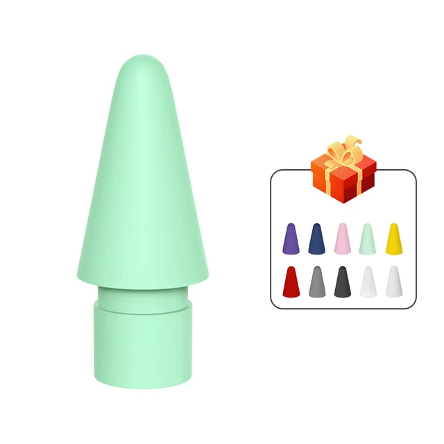 For Apple Pencil Tip Spare Nib Replacement Tip For Apple Pencil 1st 2nd Generation For Punta Apple Pencil 2nd Nib Stylus Pen Tip 1Pcs - Cyan