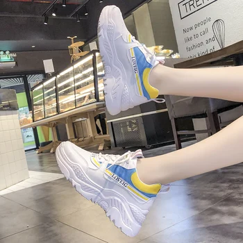 

Platform Sneakers Women Shoes Fashion Woman Casual Outdoor Flats Shoes New Chunky Sneakers Female Vulcanize Shoes Zapatos Mujer