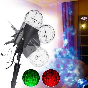 

LED Flame Projection Lamp Stage Light Christmas Halloween Holiday Lighting
