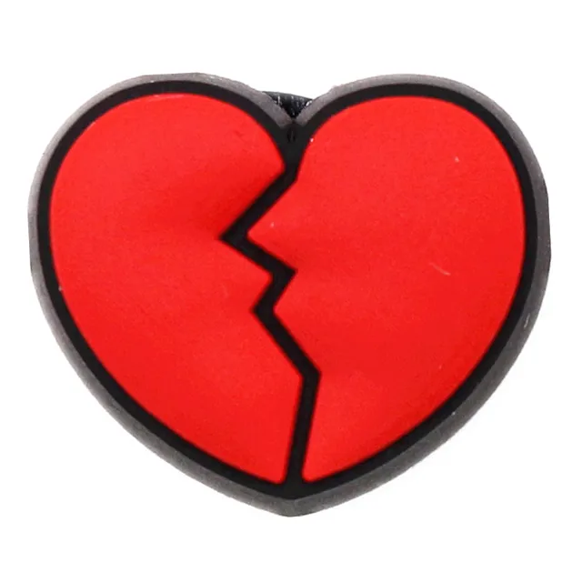 31 Kinds of Fitness Medical Food Shoe Charms Accessories Cute Animals PVC Shoe Decoration for Croc jibz Kids Party X-mas Gifts Broken heart