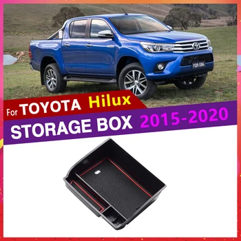 La scatola di immagazzinaggio automatica organizza il supporto di mutificazione del centro di tiraggio per Toyota Hilux SR5 REVO AN120 AN130 120 130 2015 ~ 2020 merci per Auto