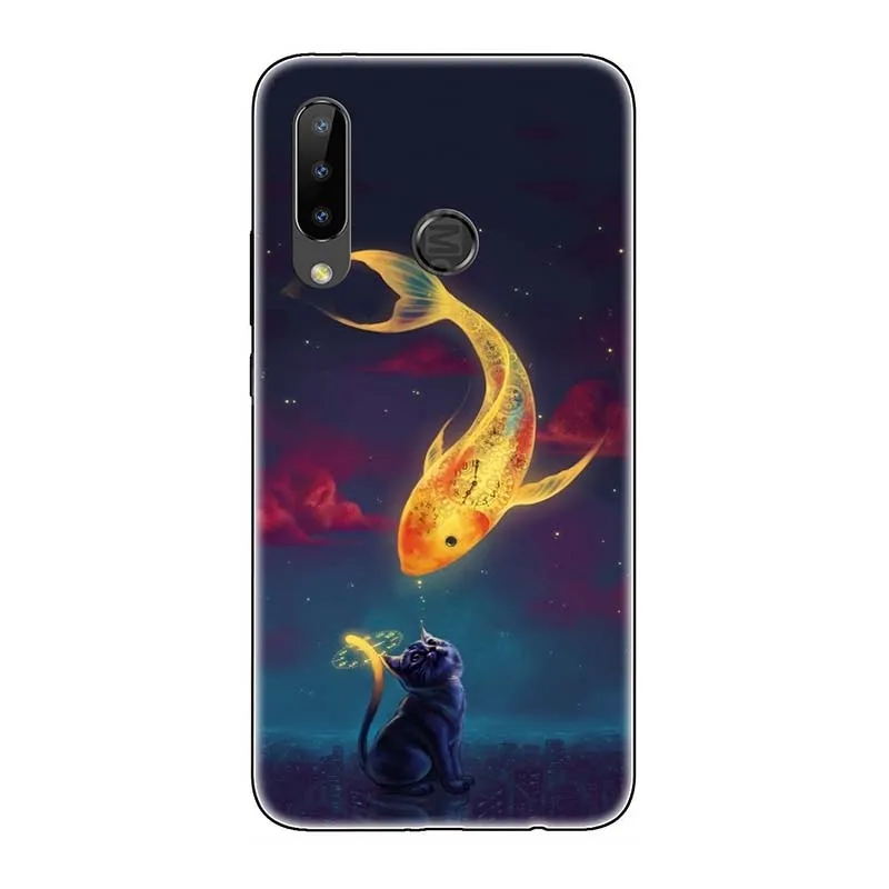 Мягкий чехол для телефона s Для Doogee N20 Y9 Plus N10 Y7 Y8 чехол с милым рисунком розы волка чехол для задней панели телефона Fundas Para - Цвет: A086