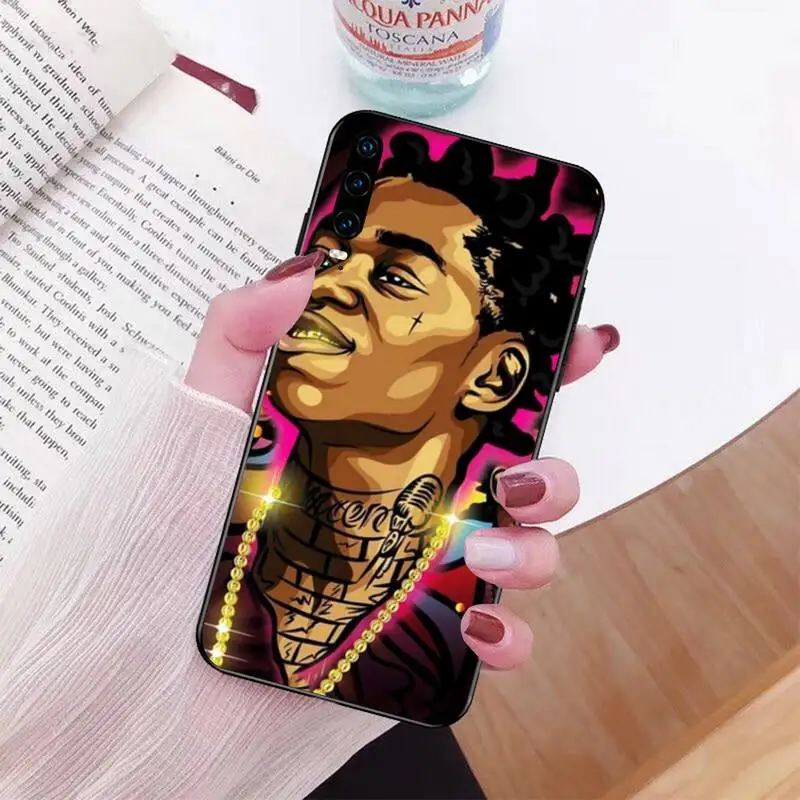 PENGHUWAN Kodak Black Rapper Cover Black Soft Shell Phone Case for Huawei P30 P20 Mate 20 Pro Lite Smart Y9 prime 2019