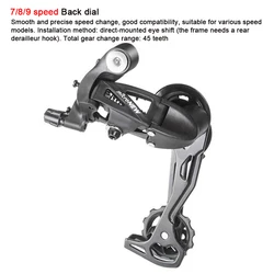 Advanced Mountain Bike Rear Derailleur Gear Shifting Device (7 8 9 universal)