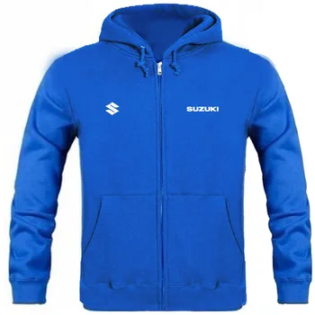 

Suzuki Logo Print Mens Hoodie Zipper Cardigan Jacket Casual Slim Fashion zipper Sweatshirts