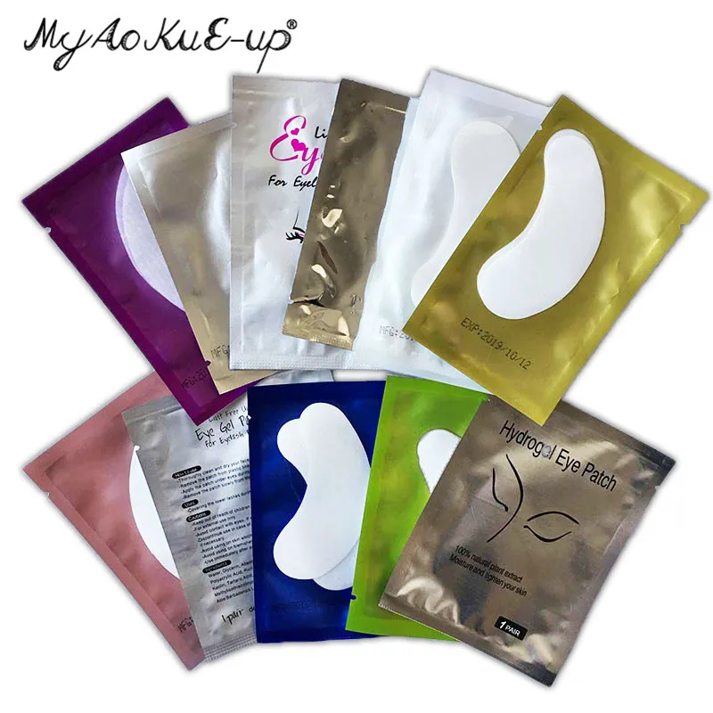 Paper-Patches Sticker Eyelash-Extension Eye-Paper Grafted 11-Colors Hot-50pairs Tips