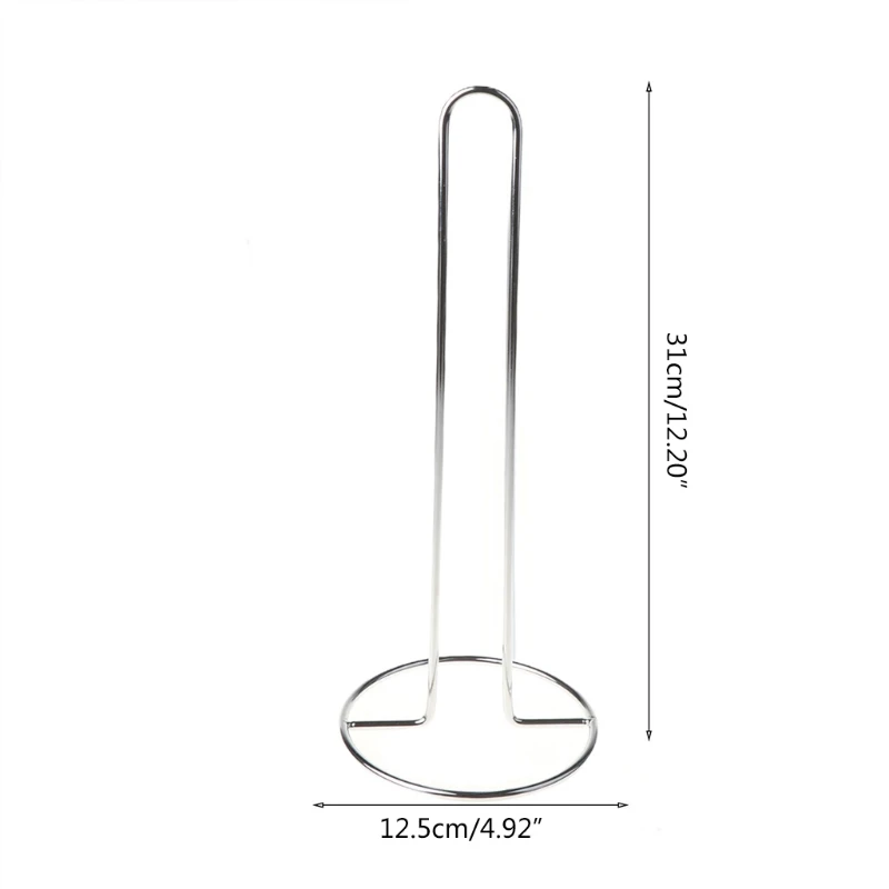 Toilet Roll Kitchen Stand Tissue Table Bathroom Paper Holder Suction Cup Rack