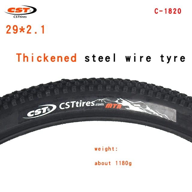 CST Mountain Bike  tires C-1446 C-1820 Wear-Resistant  20 24 26 27.5 29inch 1.75 1.95 2.1 Bicycle Outer Tyre 29X2.1 Thickened