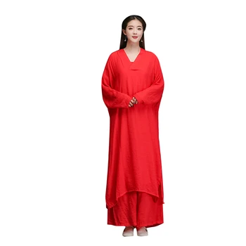 

COIGARSAM National Wind Women dress Dresses White Red 815