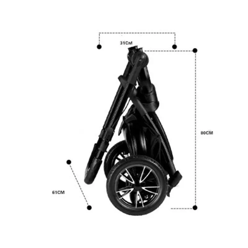 1 В 2/3 детская прогулочная коляска складная двухсторонняя тележка портативный Зонт с троллейбусом дорожная сумка для коляски Jogger дорожная система для детей