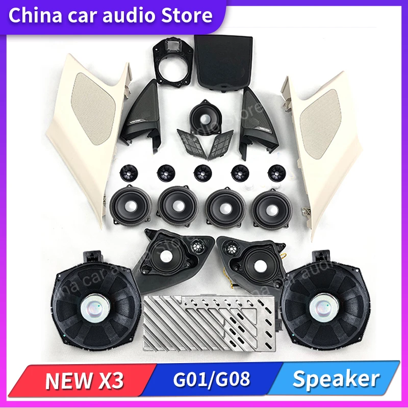 Altoparlanti In Auto Per Bmw New X3 G01 Sound Horn Tweeter Ad Alta Frequenza Cover Di Alta Qualità Altoparlanti Midrange Subwoofer Da 8 Pollici