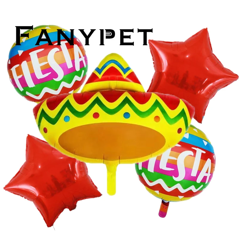 50 шт. шапка праздничные фольгированные воздушные шары Мексиканский авокадо