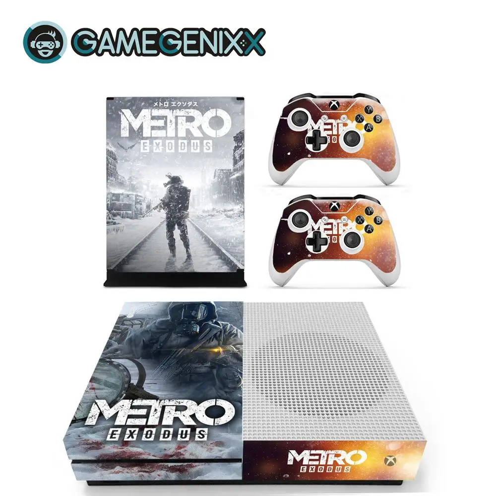 Защитная Наклейка на кожу GAMEGENIXX для Xbox One Slim Console и 2 контроллера-Metro