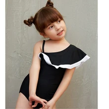 Детский цельнокроеный купальник милый детский ванный комплект плюс Размеры девушка одежда для купания, бикини для девочек, детский купальный костюм Triquinis Mujer