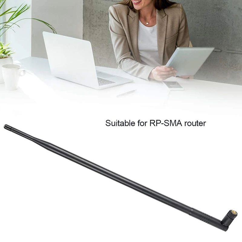 12DBI 2.4G/5G Dual Band High Gain Long Range WiFi Antenna with RP‑SMA Connector For Wireless Network