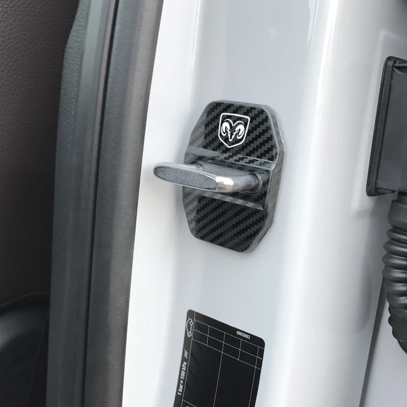 4 шт. крышка замка автомобильной двери эмблема наклейки для dodge caliber ram 1500 caravan зарядное устройство grand caravan путешествие автомобильные аксессуары