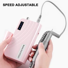 Машинка для полировки ногтей электрическая машинка для сверления ногтей перезаряжаемая Ручка стиль маникюрные инструменты Прямая поставка SMJ